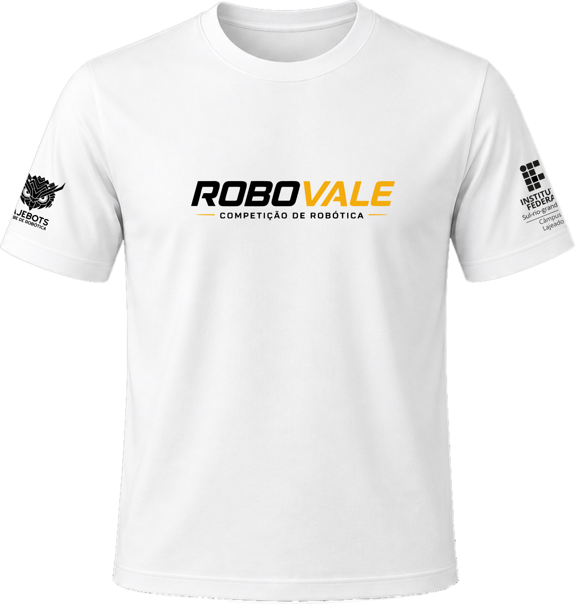 Camiseta oficial RoboVale 2026 - frente